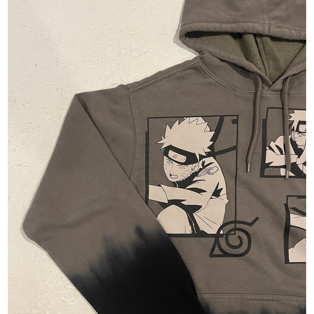 Naruto 2007 Shippuden 2002 Masashi Kishimoto Hoodie‎ Viz Media Small Black Green - Picture 4 of 10